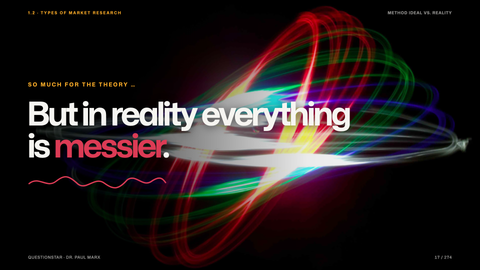 But in reality everything is messier.