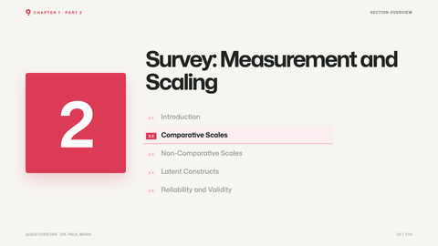 Survey: Measurement and Scaling