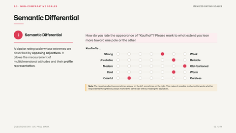 Semantic Differential