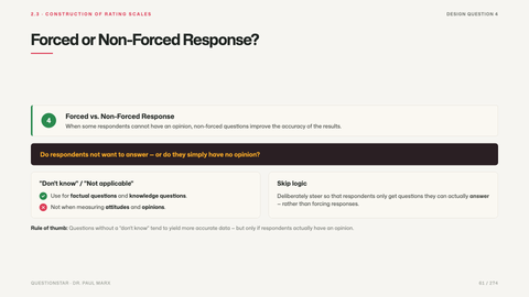 Forced or Non-Forced Response?