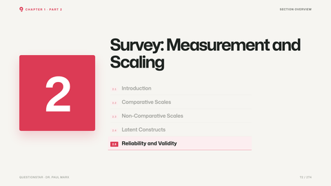 Survey: Measurement and Scaling