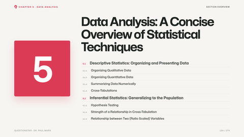 Data Analysis: A Concise Overview of Statistical Techniques