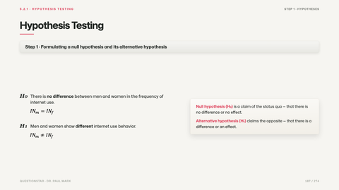 Hypothesis Testing
