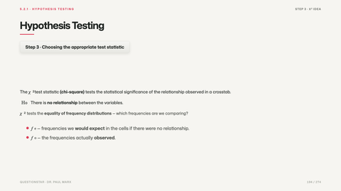 Hypothesis Testing