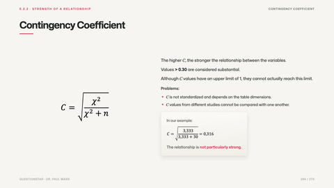Contingency Coefficient