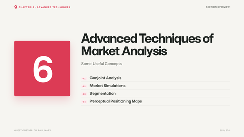 Advanced Techniques of Market Analysis