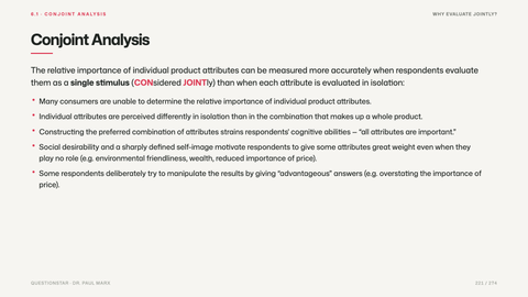 Conjoint Analysis