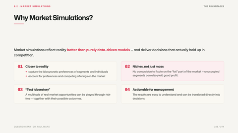 Why Market Simulations?