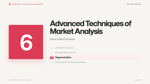 Advanced Techniques of Market Analysis