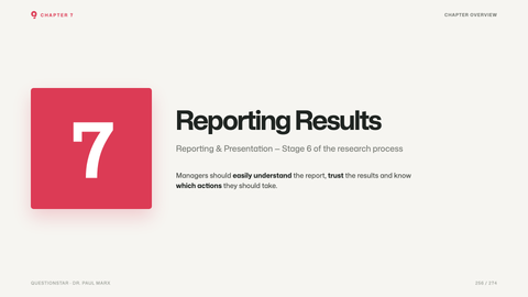 Reporting Results