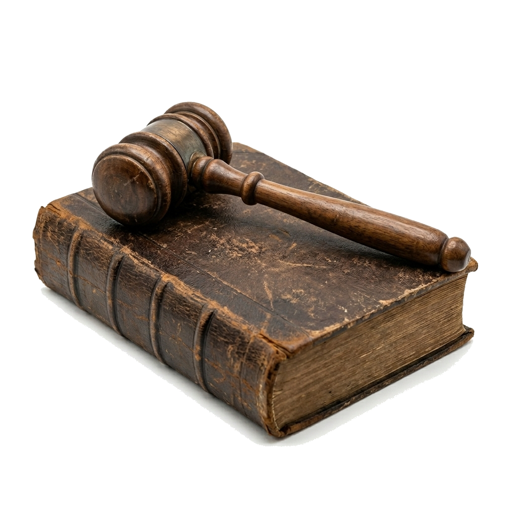 Gavel on an old book — selection by judgment